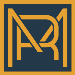 mann & risch blue and gold logo